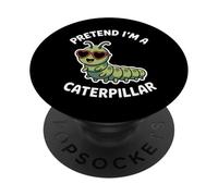 Caterpillar finge divertente Caterpillar PopSockets PopGrip Adesivo