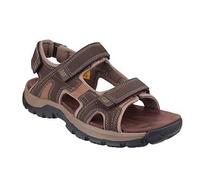 Caterpillar Giles - Sandali a Punta Aperta Uomo, Marrone (Mens Dark Brown Mens Brown), 46 EU