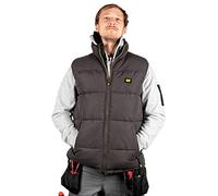 Caterpillar, gilet trapuntato con logo Cat (W12430-016-L) nero nero XL
