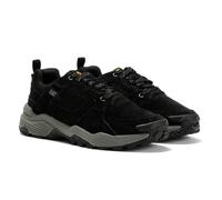 Caterpillar Grapple Sneaker Nere in Pelle Scamosciata da Uomo