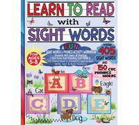 Caterpillar Kid Learn to Read with Sight Words & Phonics Activity W (Tascabile)