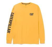 Caterpillar Maglietta da Uomo a Maniche Lunghe T-Shirt, Giallo, M