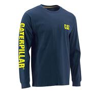 Caterpillar Maglietta in cotone con logo del marchio da uomo