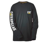 Caterpillar Marchio Banner Manica Lunga t-Shirt