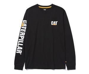 Caterpillar Marchio Banner Manica Lunga t-Shirt