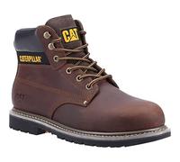 Caterpillar Mens Powerplant S3 GYW Safety Boot Brown Size UK 8 EU 42