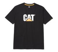 Caterpillar Mens TM - Maglietta a maniche corte con logo - Uomo (M) (Nero)