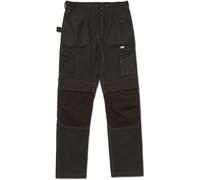 Caterpillar Pantaloni elasticizzati unisex da adulto, con tasca sul ginocchio, Ombra scura, S