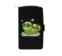 Caterpillar - Portafoglio lungo da donna, in pelle PU, per ufficio, viaggi