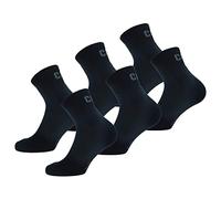 Caterpillar Quarter Socks 6 Paia Calzini da Lavoro Uomo, altezza sopra la caviglia, Rinforzate su Punta e Tallone, Cotone di ottima qualità (Blu, 39-42)