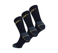 Caterpillar Real Work Arbeitssocken 3er Pack Calze, Blu (Navy), 40/46 (Pacco da 3) Uomo