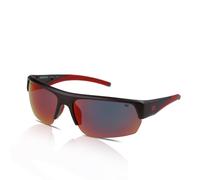 Caterpillar Sole Uomo Polarizzate CTS-8022 108P Opaco Metallizzato Grigio-Rosso