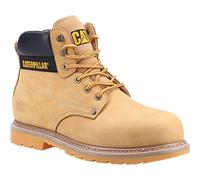 Caterpillar Powerplant S3-Stivali di Sicurezza, Uomo, Beige, 45 EU