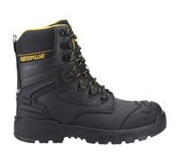 Caterpillar Striver XL 8 da Uomo Resistente All'Acqua Pelle Safety Stivali Nero