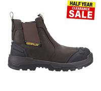 Caterpillar Striver XL da Uomo Idrorepellente Pelle Sicurezza Stivali Marrone