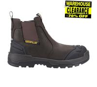 Caterpillar Striver XL da Uomo Idrorepellente Pelle Sicurezza Stivali Marrone