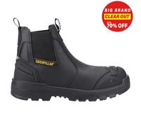 Caterpillar Striver XL da Uomo Resistente All'Acqua Pelle Scarpe Sicurezza Nero