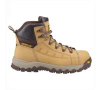 Caterpillar Threshold Rebound Uomo Funzionamento Impermeabile Caviglia Boots Tan