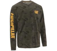 Caterpillar Trademark Banner Maglietta Camo Manica Lunga Uomo (FS7480)