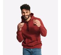 Caterpillar Trademark Banner Uomo Classico Moda Casual Felpa con Cappuccio Rosso