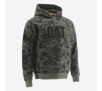 Caterpillar Trademark Felpa Uomo Con Cappuccio Camo Verde Comfort