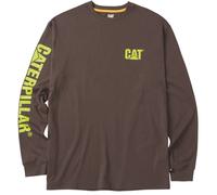 CaterpillarTrademark Banner Maglietta Manica Lunga Uomo (FS12183)