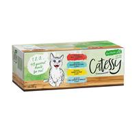 Catessy Bocconcini delicati con verdure in salsa Mix Umido per gatto - Set %: 48 x 85 g
