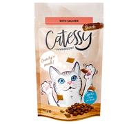 Catessy Snack croccanti 65 g per gatto - con Salmone, Vitamine e Omega 3