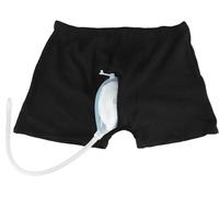 Catetere Esterno Da Uomo Con Sacchetto Di Raccolta Per L’urina, Pantaloni Per Incontinenza Supporto Per Pipì Per Gamba Resistente Alle Perdite In Silicone Sistema Orinatoio ( Size : Small (52-76cm) )