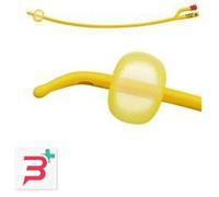 CATETERE FOLEY A MEDIA PERMANENZA RUSCH GOLD PLUS A 2 VIE IN SILKOLATEX LATTICE-SILICONE PER ADULTO CH20 LUNGHEZZA 40 CM PUNTA CILINDRICA A 2 FORI PALLONCINO 5-15 ML 1 PEZZO