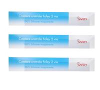 Catetere Foley In Silicone Trasparente A 2 Vie Con Palloncino 5-10Ml D