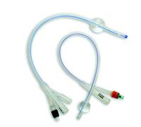 Catetere foley 2 vie 100% silicone securdrain con linea radio opaca standard 2 vie ch12 palloncino 5/10ml punta nelaton astuccio 1 pezzo