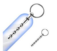 Catetere sonoro uretrale cavo in metallo per uomini - Plug penieno in acciaio inox, asta dilatatrice liscia per stimolazione uretrale e piacere maschile (diametro 9 mm)