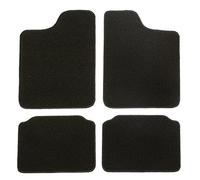 CaTex 36205150200 NN Lux Tappeti, Nero, Set di 4