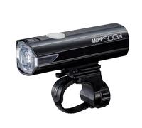 CatEye Ampp 400S - Fanale anteriore per bicicletta a LED, 500 lumen, tecnologia OptiCube, grado di impermeabilità IPX4, staffa FlexTight Easy Fit, ricaricabile tramite USB C, luce da ciclismo