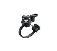 CatEye Oh-2400 Micro Brass Bell, Campanello per Bicicletta Unisex-Adulto, Nero, Taglia Unica