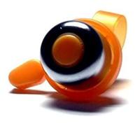 CatEye Campanello per bicicletta, ottone, mandarino, taglia unica
