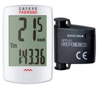Cateye Padrone Pa100w Cycling Computer Trasparente White