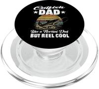 CATFISH DAD Like A Normal Daddy But Reel Cool Fisherman pesce PopSockets PopGrip per MagSafe