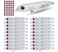 Catfish Sonaglio Line Float Rig Esca Demone Drago Stile Peg Catfish Spook Sonaglio Galleggianti per Santee Rig Catfishing Vuote Non Verniciate Esche da pesca Confezione da 20