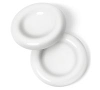 CatGuru Ciotola in ceramica per gatti (Torus - Set di due, rosa)