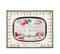 Cath Kidston Balsamo per le labbra da 6 g in vassoio e specchio compatto, burro di karitè e burro di semi di cacao, formato da viaggio, vegano e cruelty free, regalo di compleanno e bellezza per lei