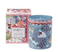 Cath Kidston Candela profumata da 220 g, fragranza per la casa, menta, eucalipto e legno di ambra, 40 ore di combustione, barattolo di vetro riutilizzabile, regalo di inaugurazione della casa, vegana