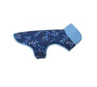 Cath Kidston - Giacca impermeabile reversibile per cani, impermeabile, con stampa flora fauna, taglia S