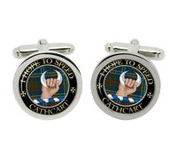 Cathcart Clan Scozzese Gemelli IN Cromo Scatola