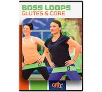 Cathe Friedrich Boss Loops Glutes & Core Low Impact Booty Band Resistance Band Workout DVD - Utilizzare per scolpire e tonificare gambe, sedere, fianchi, cosce e glutei