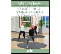 Cathe Friedrich Lift, Move & Restore: Functional Yoga Fusion Workout DVD - Active Agers • Functional Yoga • Strength, Flexibility, Balance • Active Aging Lifestyle