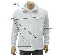 Cathedral Arcticfleece Jumper Jacket Top Mens Bowls Polyester Fleece White 2025