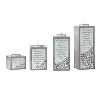 Cathedral Art, candele per l'Avvento, Amore, Speranza, Pace e Gioia, regalo Abbey & CA, set di candele ispiratrici, multicolore (AD139)