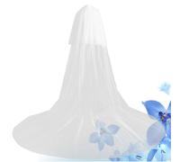 Cathedral Long Wedding Veils 2 Tier Velo da sposa con pettine Accessori da